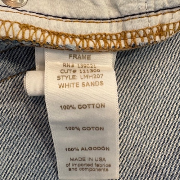 Frame Denim L'Homme Jeans, Size 32 - Picture 6 of 8